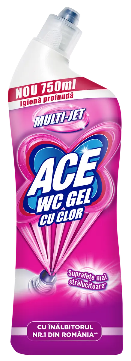 Tualetes tīrīšanas līdzeklis ACE HYPO Multi-Jet