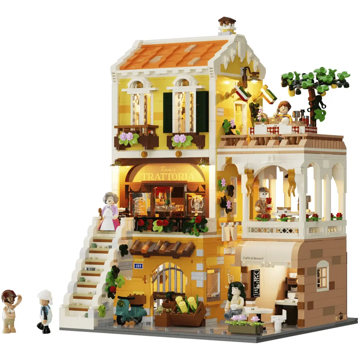 Konstruktors Lumibricks Italian Homestyle Restaurant, 15010