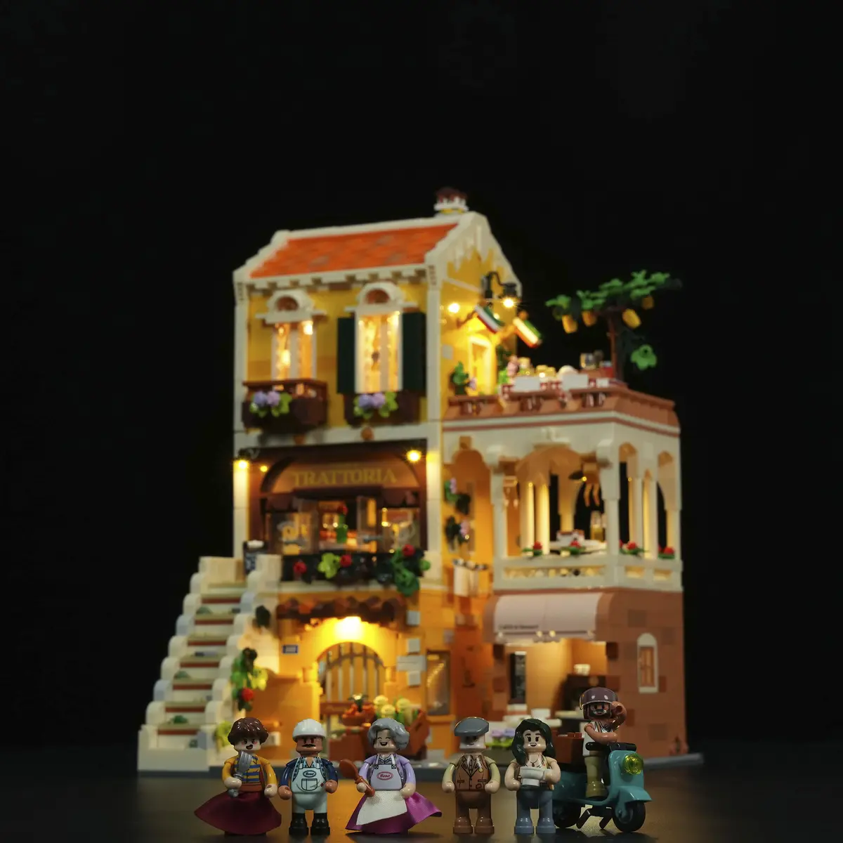 Lumibricks Italian Homestyle Restaurant Construction Set Photo 3