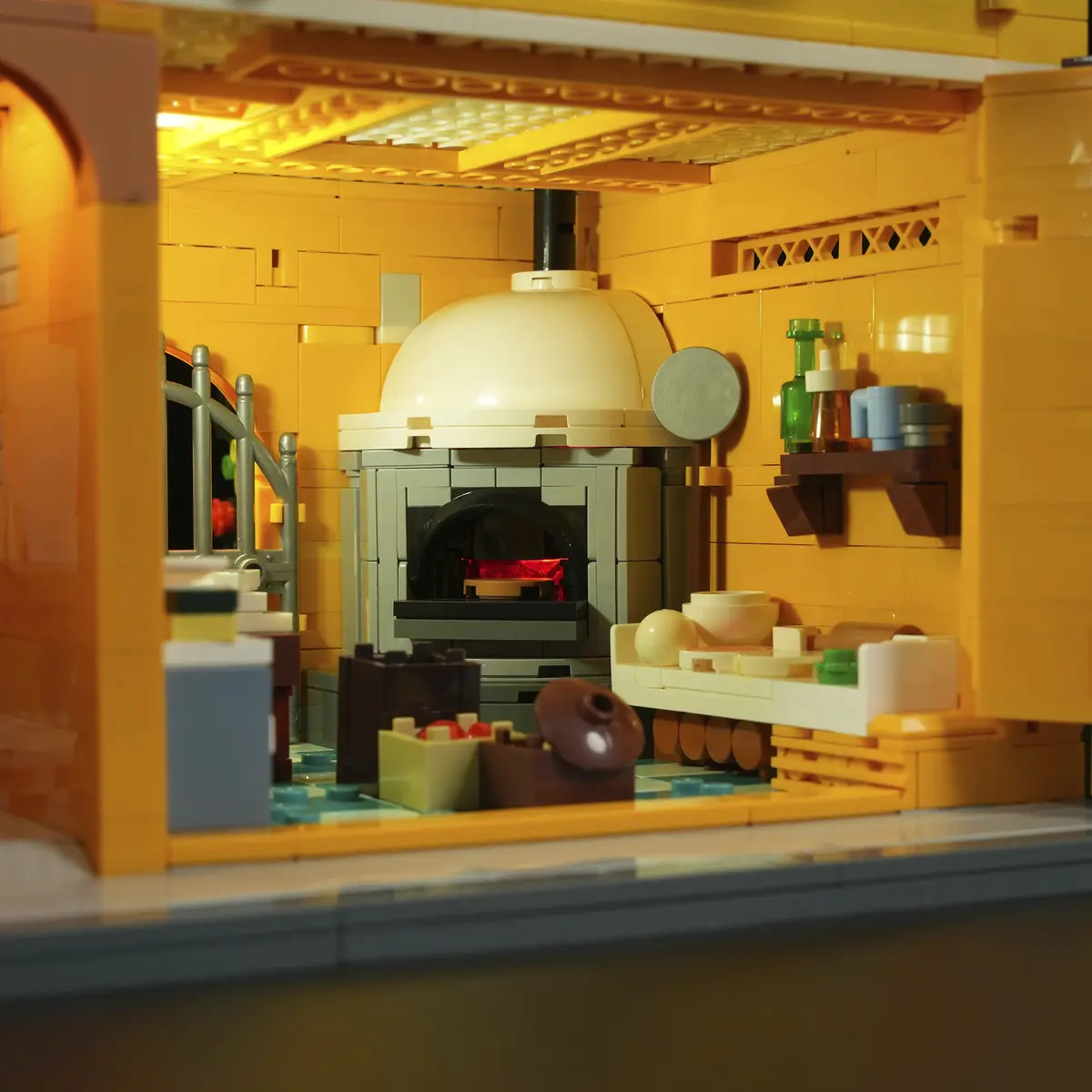 Lumibricks Italian Homestyle Restaurant Construction Set Photo 5