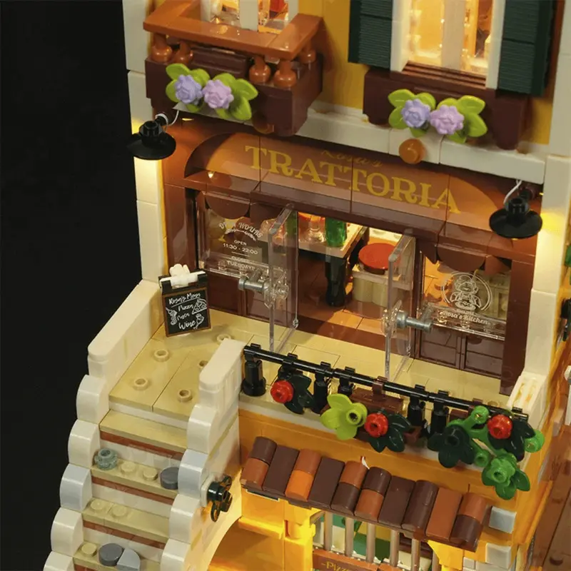 Lumibricks Italian Homestyle Restaurant Construction Set Photo 6