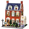 Lumibricks Redbrick Row House Building Set Photo 2