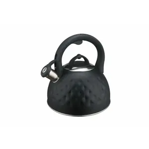 BROCK MWK 003 BK La Cuisinette Чайник для плиты емкостью 2,5 л в черно-стальном исполнении