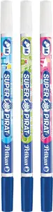 Pelikan 603225 Flomasters Vidējs Zils 3 Gabali