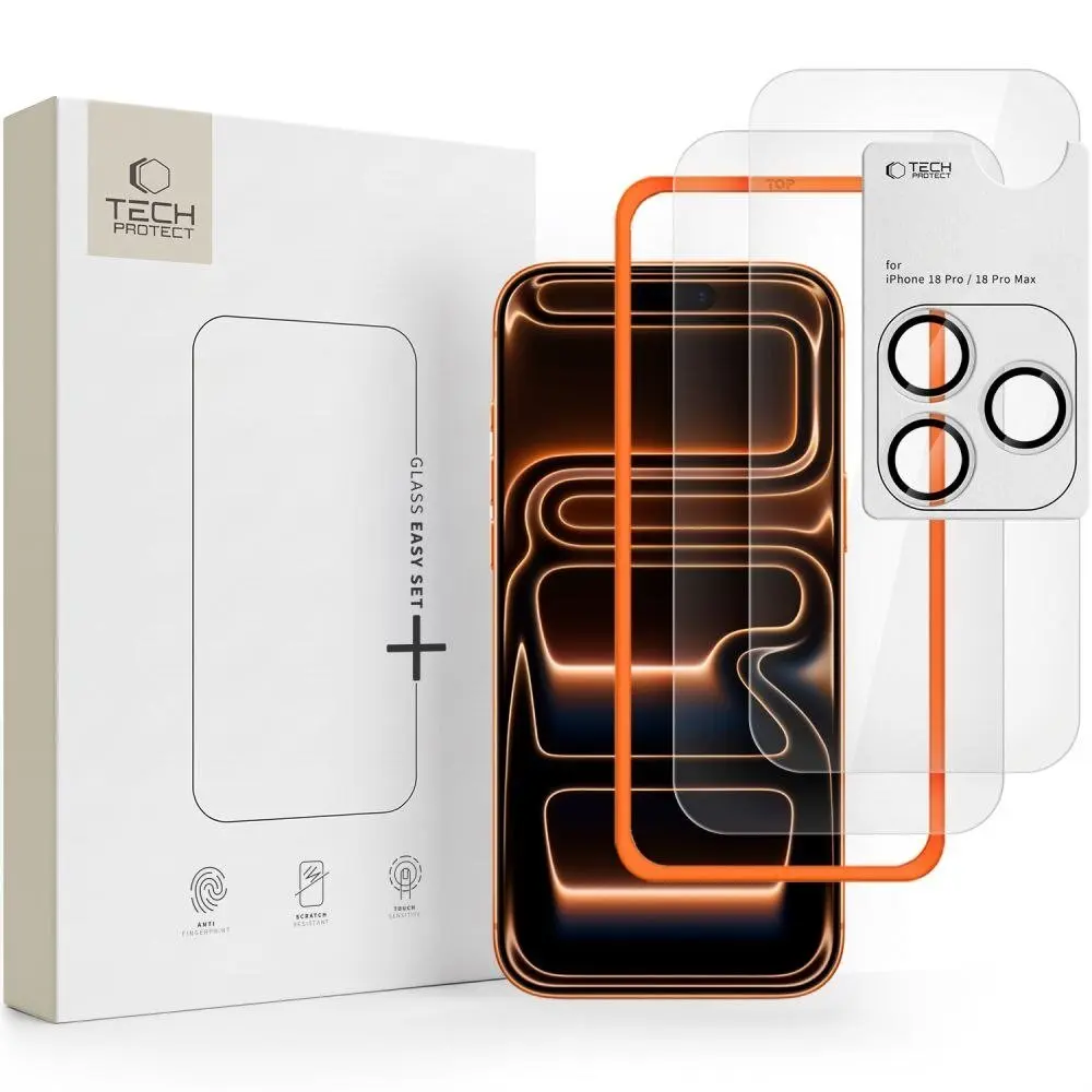 Tech-Protect Easy Set+ rūdītā stikla ekrāna