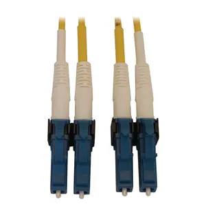 EATON N370X-01M 400G Duplex Single-mode 9/125 OS2 Switchable Fiber Optic Cable LC/UPC Male-to-Male LSZH Yellow