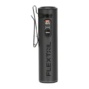 Flextail ZERO 1200 kabatas lukturis melnā krāsā