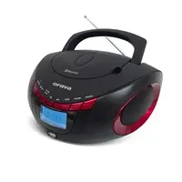 ORAVA RCD-813 R Портативный CD и USB-плеер с радио и Bluetooth, красно-черный