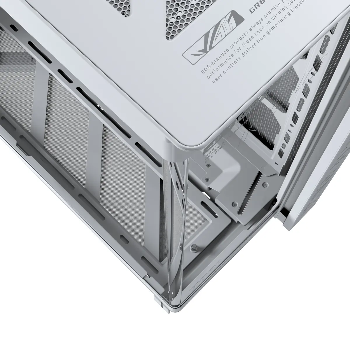 ASUS ROG CRONOX GR801 CURVE TG ARGB White Midi Tower Photo 6