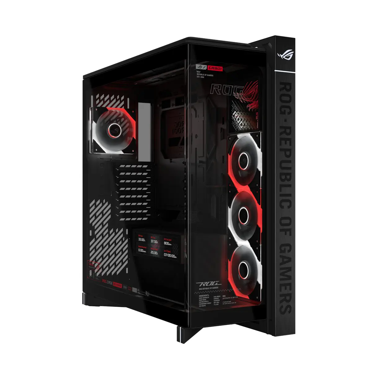ASUS ROG CRONOX GR801 CURVE TG ARGB Midi Tower корпус Photo 4