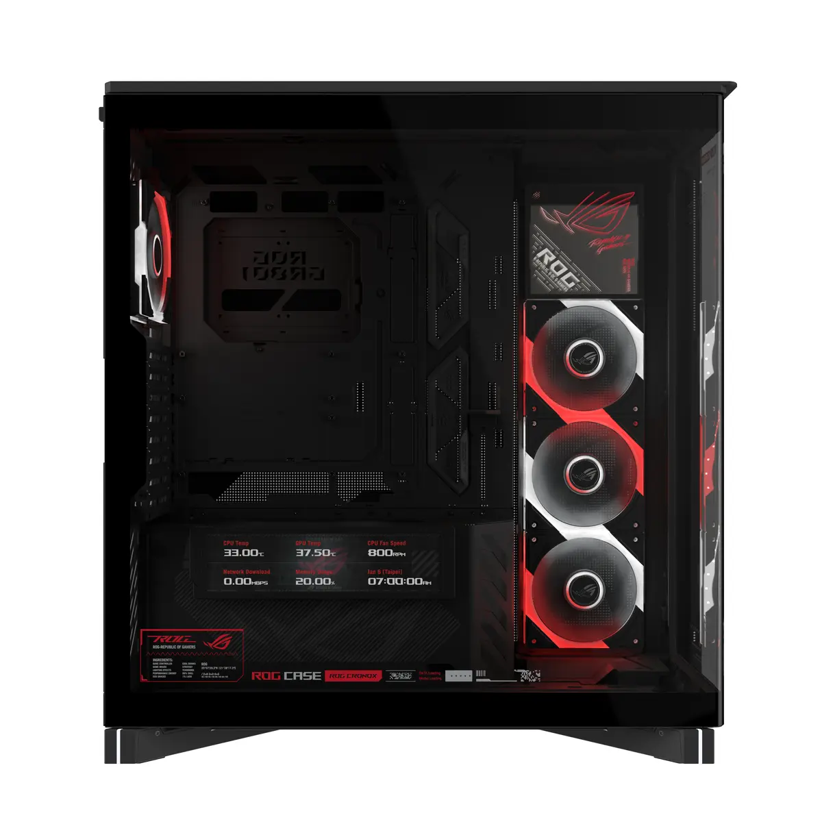 ASUS ROG CRONOX GR801 CURVE TG ARGB Midi Tower корпус Photo 9
