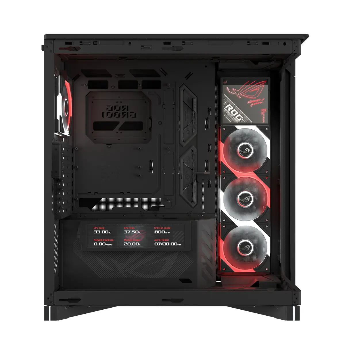 ASUS ROG CRONOX GR801 CURVE TG ARGB Midi Tower корпус Photo 10