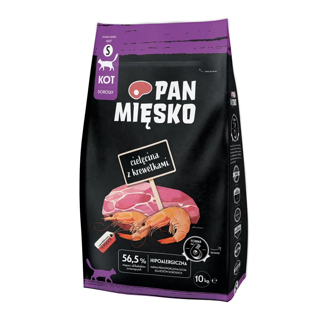 PAN MIĘSKO Veal with shrimps S
