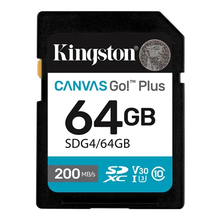 KINGSTON 64GB SDXC Canvas Go Plus