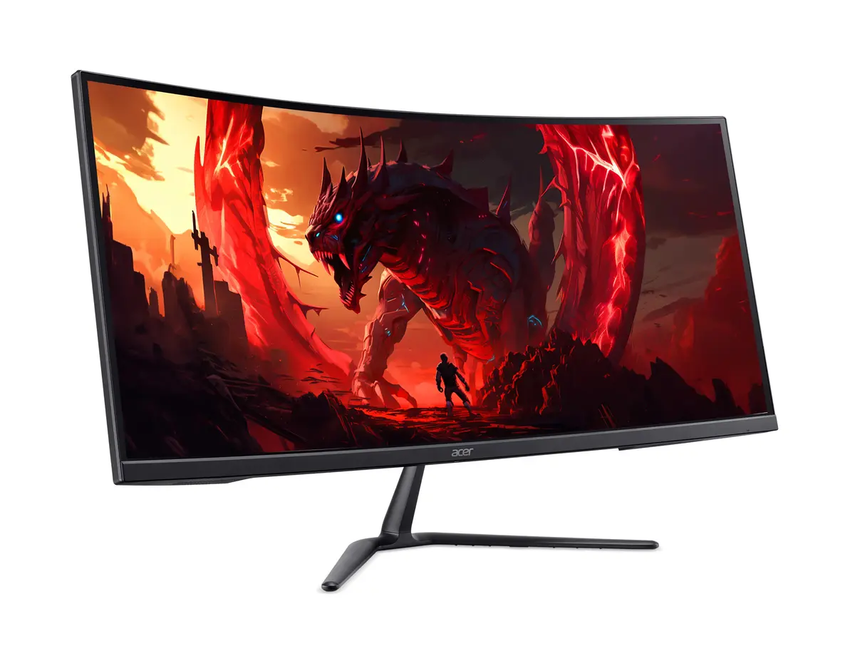 Acer Nitro ED340CUR W0bmiipx 34 collu spēļu monitors Photo 2