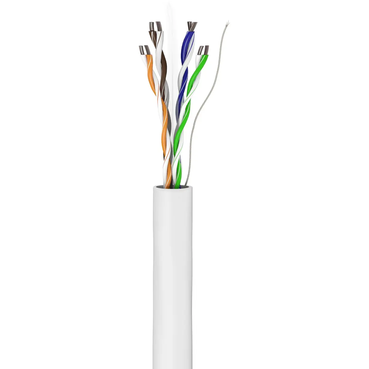 Goobay 94220 CAT 6 Network Cable 305 m White Photo 2