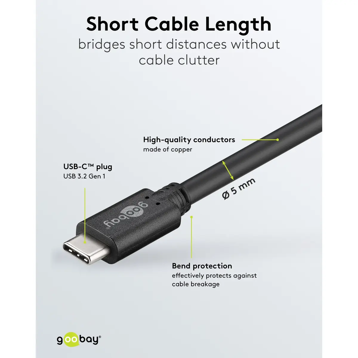 Кабель USB-C Goobay 612812 Photo 5