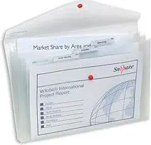 Snopake & Swordfish Polyfile Trio Electra A4 Document Folder