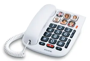 ALCATEL TMAX 10 Analog telephone Wired handset White Speakerphone