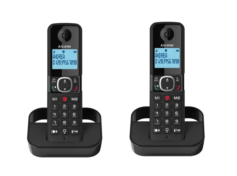 ALCATEL F860 DUO Bezvadu DECT Telefons