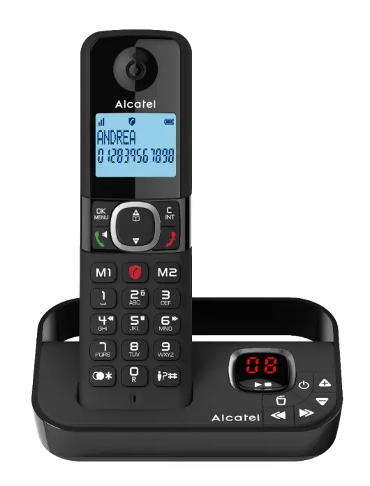 Alcatel F860 Voice DUO melns analoģiskais