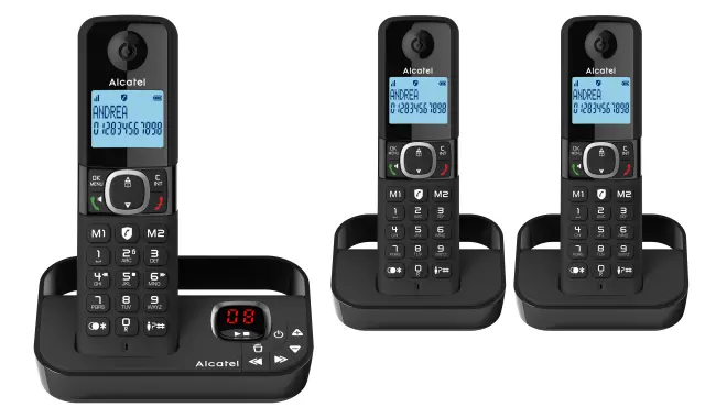 Alcatel F860 DECT telefons ar bezvadu