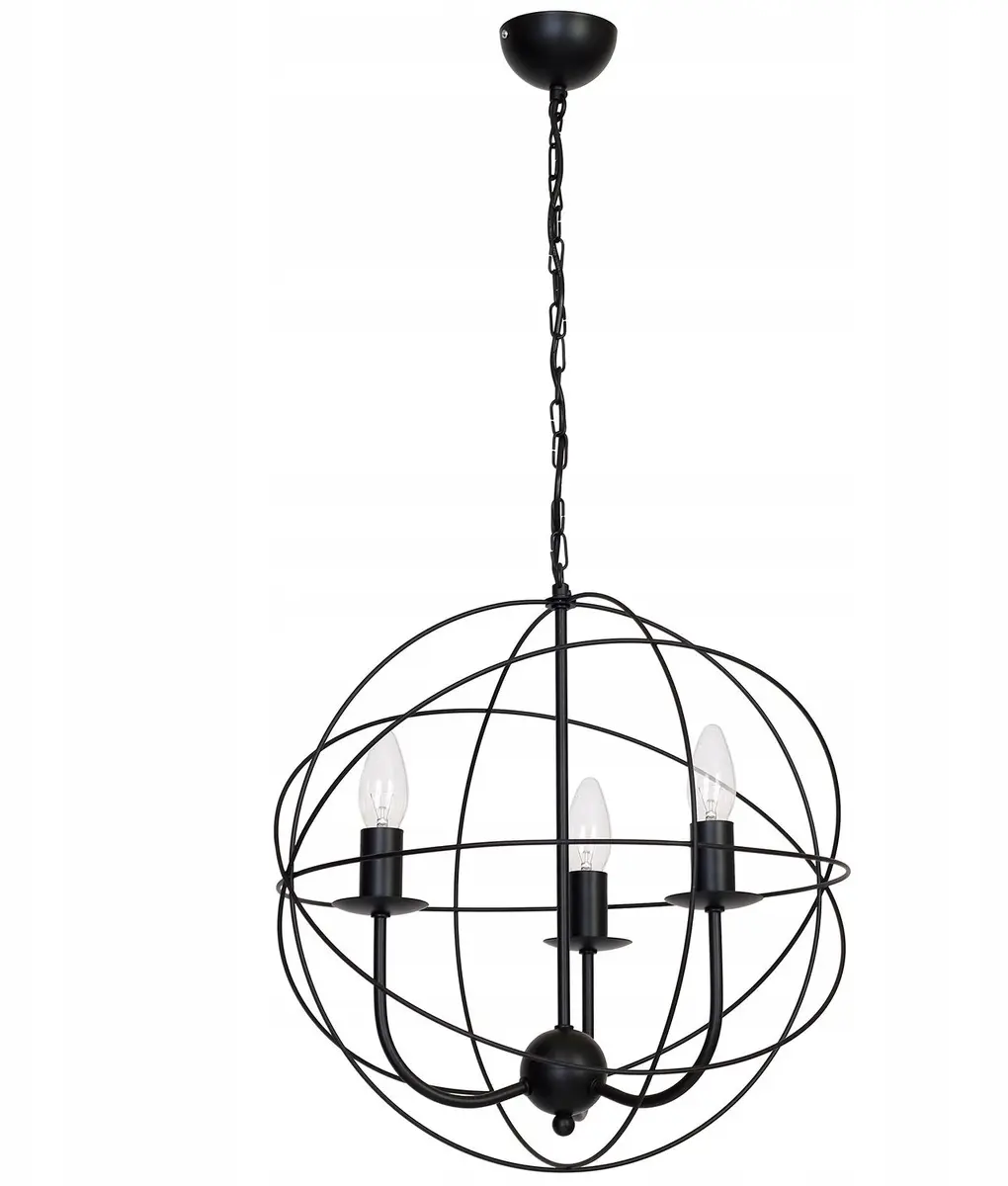 Luminex Globe 5134 Piekabināma Lampa Melna