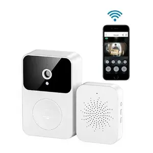 Riff Smart Wireless Doorbell RF-8418 with HD Camera, Night Vision, Two-Way Audio, and Image Capture