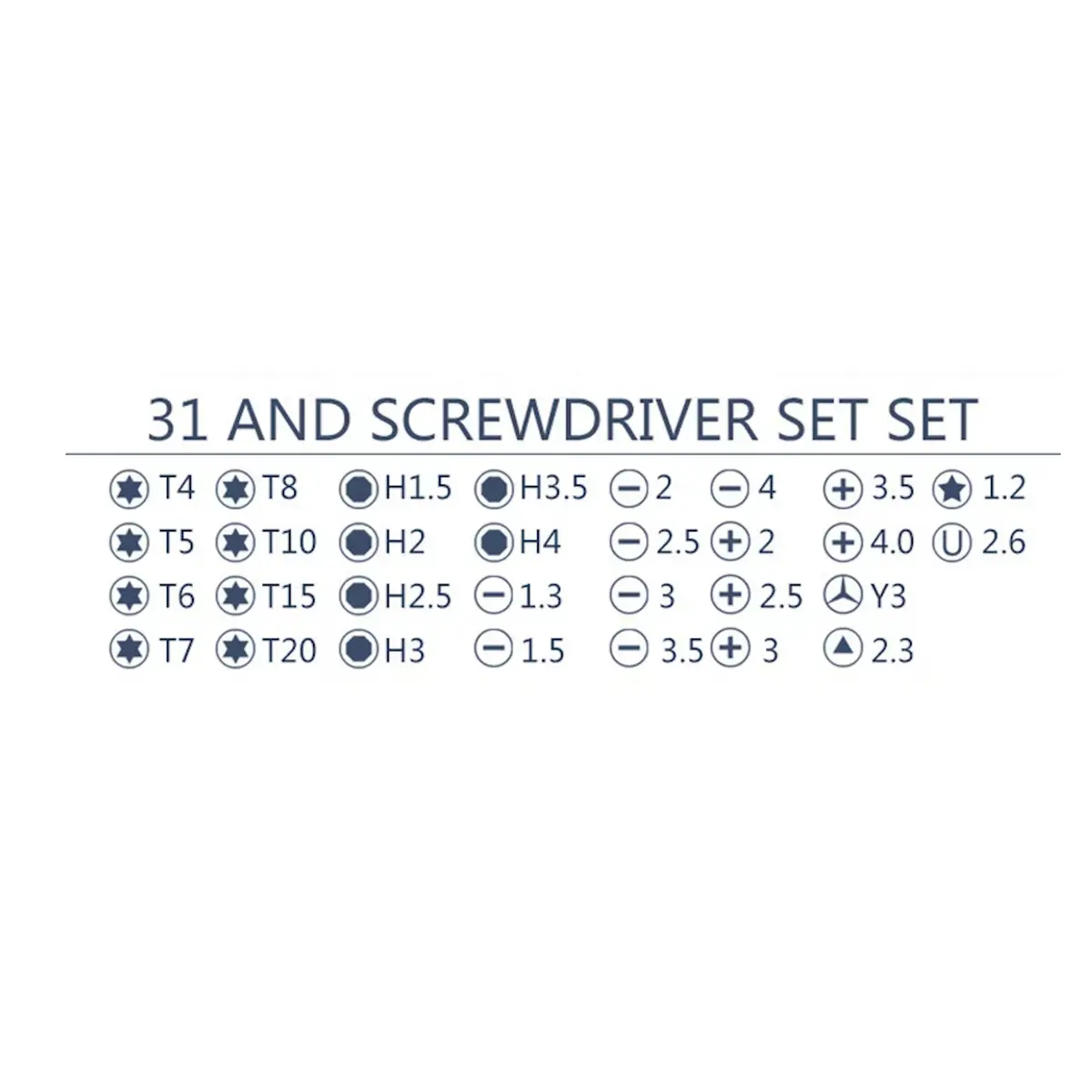 Riff RF6036 31-in-1 Mini Screwdriver Set Photo 2