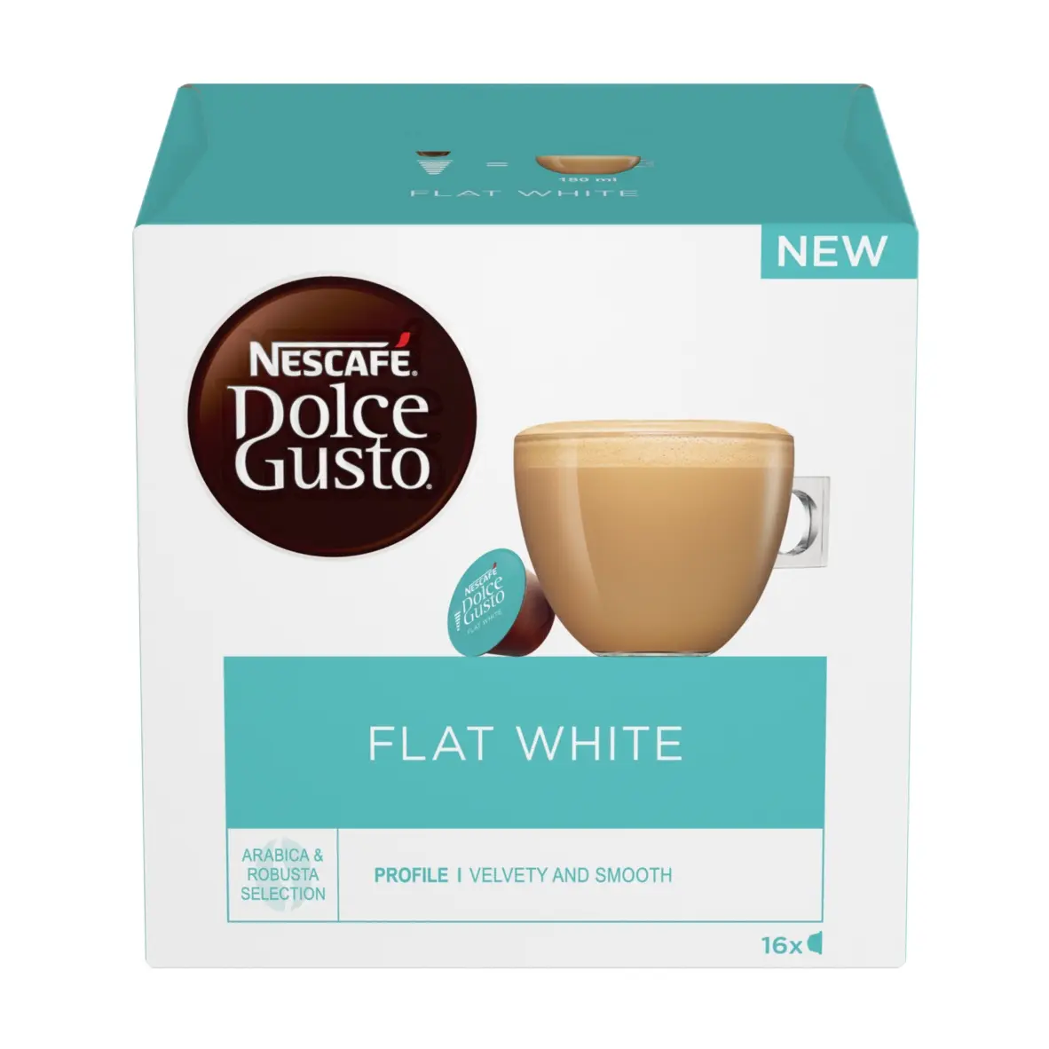 NESCAFE Dolce Gusto Flat White kafijas