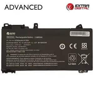 Klēpjdatora akumulators Extra Digital Advanced RE03XL 3700mAh