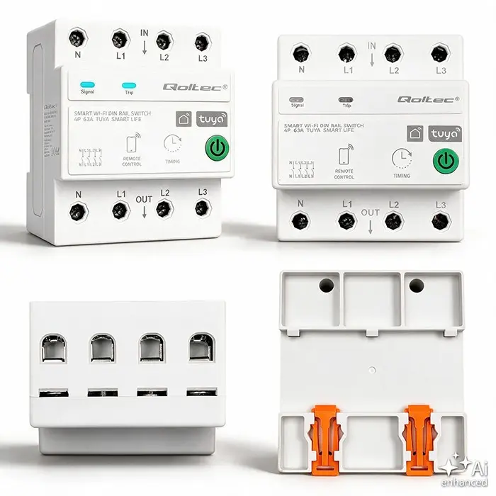 QOLTEC Three Phase 63A Relay 3P+N Timer Photo 3