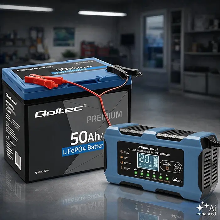 Зарядное устройство QOLTEC 52669 12В 6А Photo 3