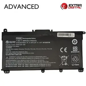 Klēpjdatora akumulators Extra Digital Advanced, 3400mAh, aizstājējs HP TF03XL