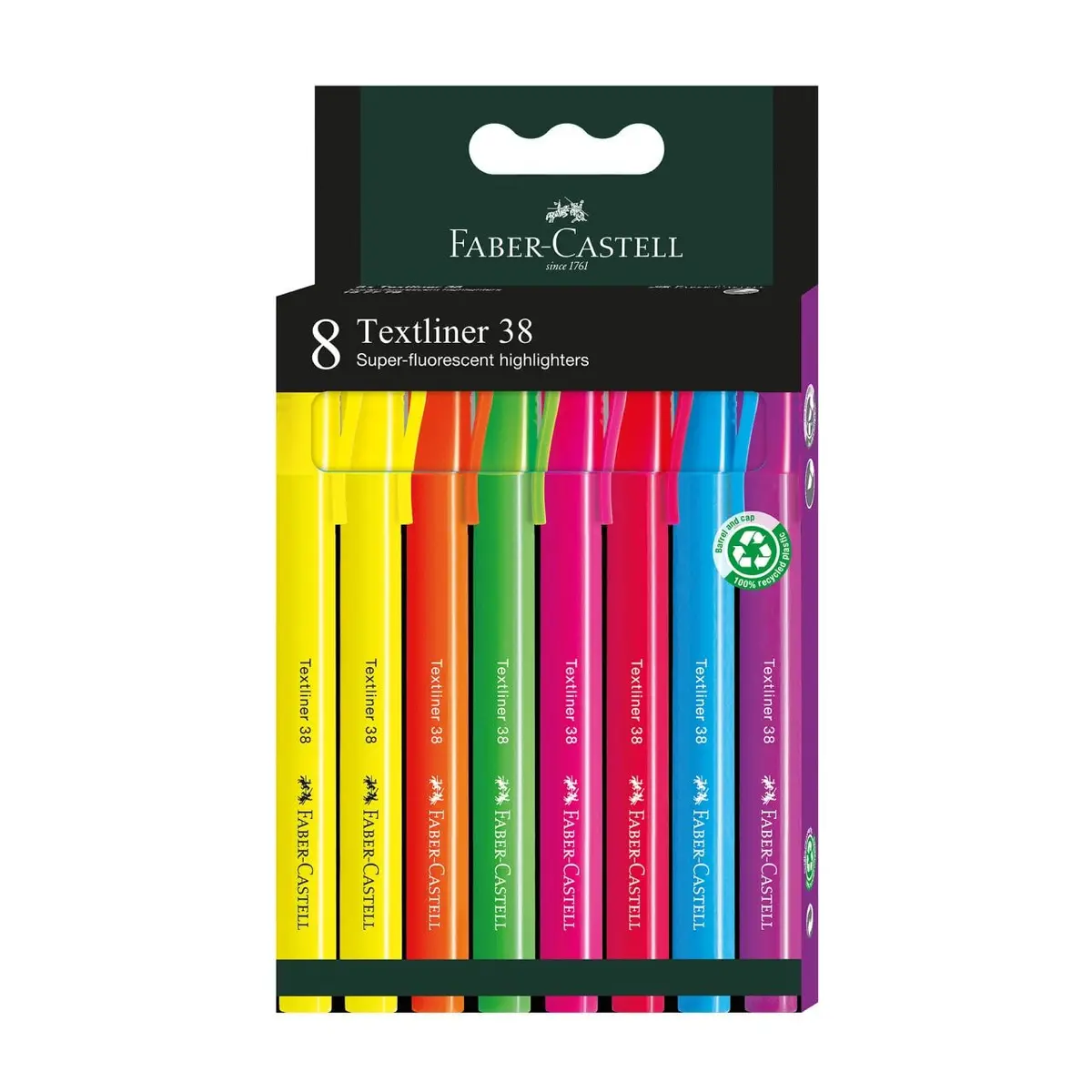 Faber-Castell 157778 Textliner 38 marķieru komplekts