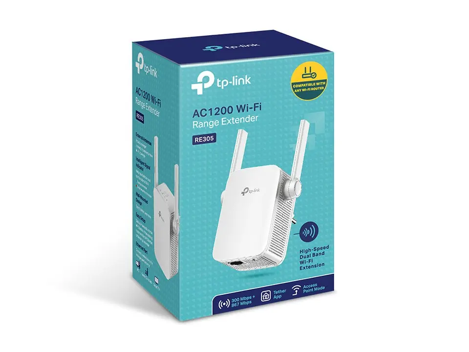 TP-Link RE305 AC1200 Dual Band Wireless Range Extender Photo 4