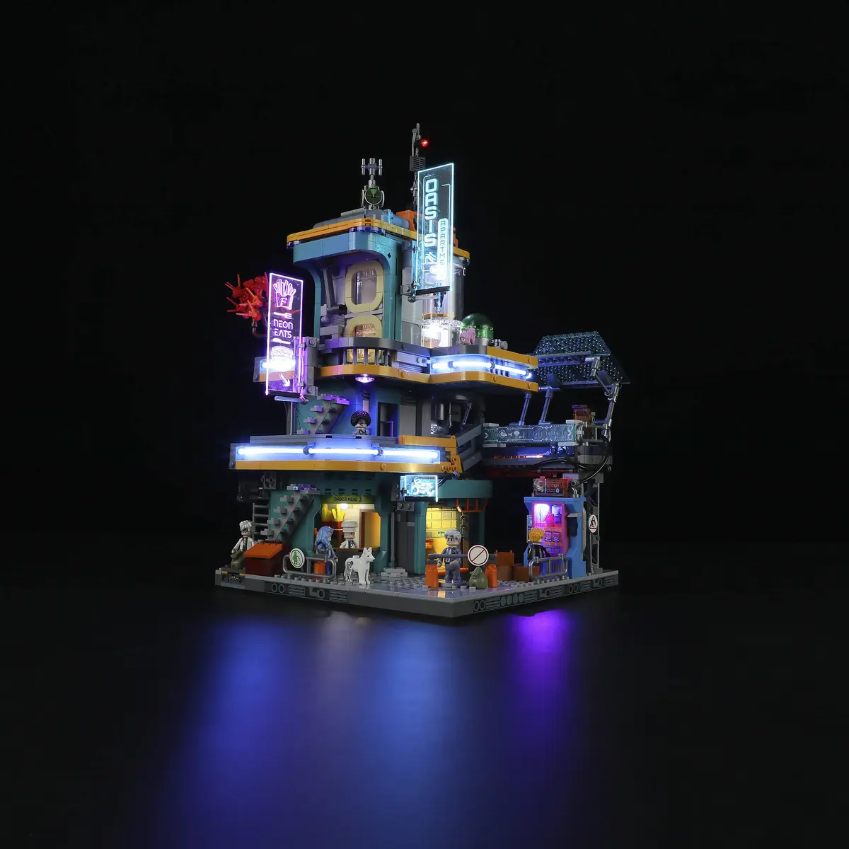 Конструктор Lumibricks Cyberpunk Neoncity Apartment Photo 3