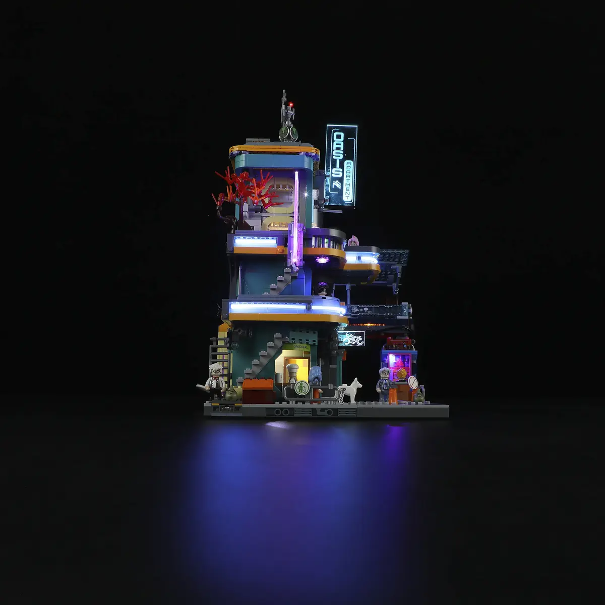 Конструктор Lumibricks Cyberpunk Neoncity Apartment Photo 4
