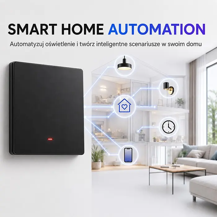 QOLTEC Smart Light Switch 52722 WiFi Tuya Photo 3