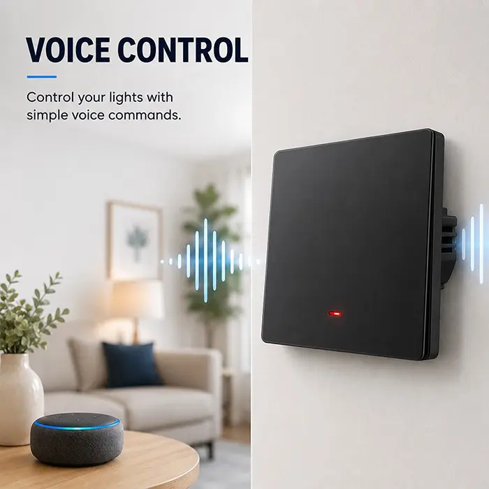 QOLTEC Smart Light Switch 52722 WiFi Tuya Photo 5
