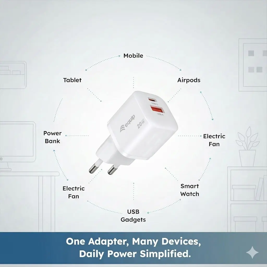 Equip 2-Port 20W GaN USB PD Charger Photo 8