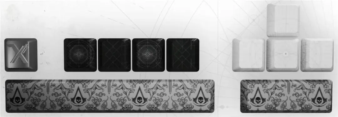 Lexip Black Flag Resynced Tattoo taustiņu