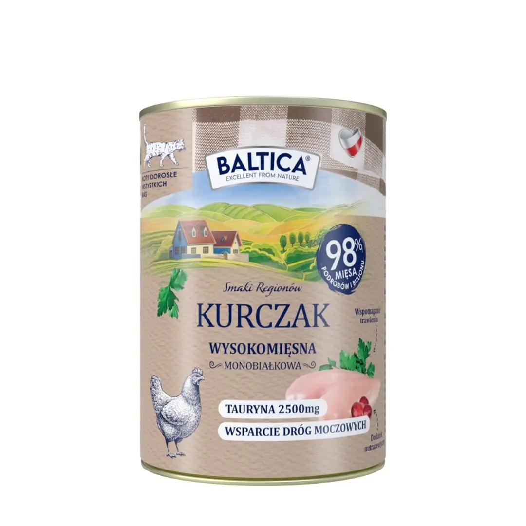 BALTICA SMAKI REGIONÓW Barība pieaugušiem kaķiem