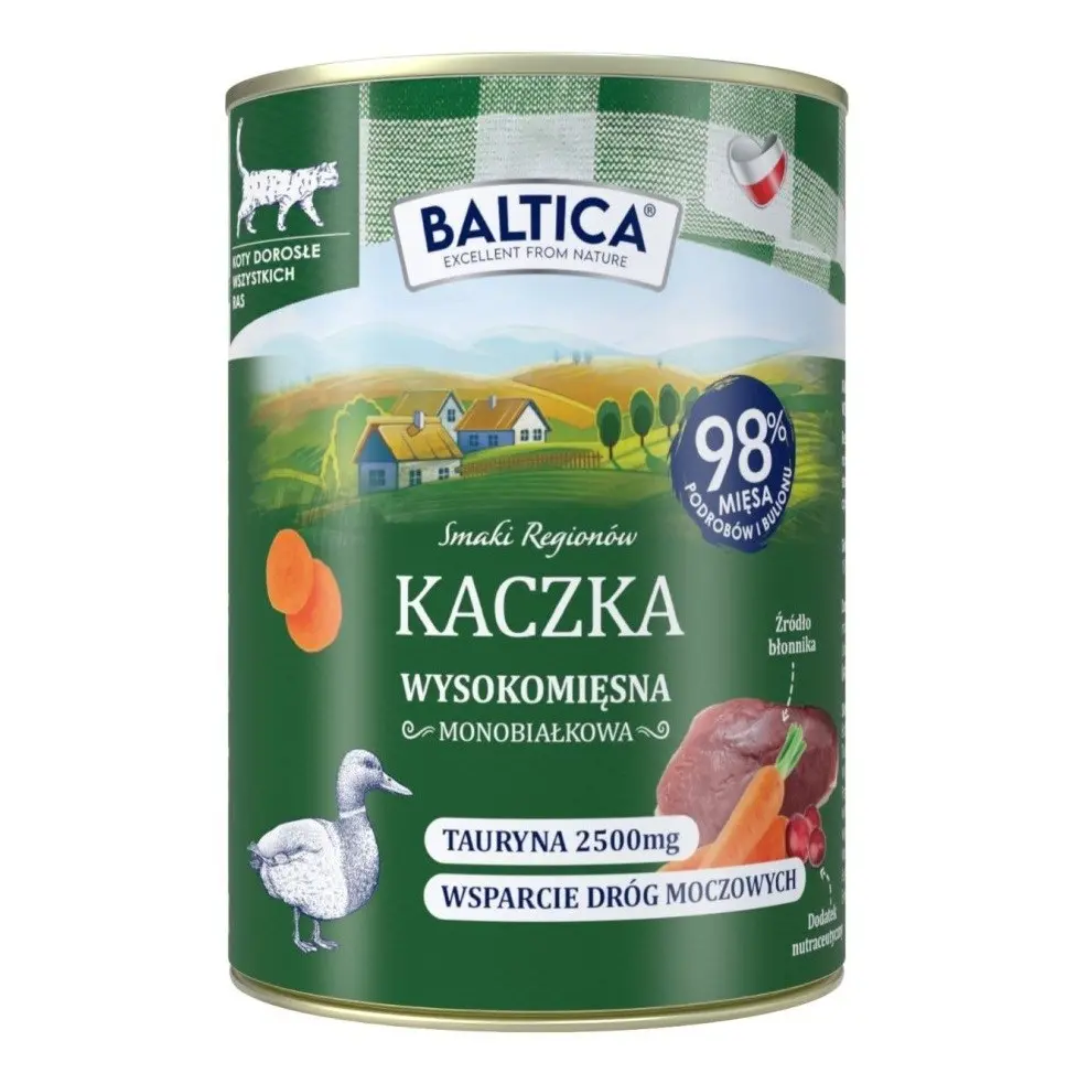 BALTICA Smaki Regionów Barība pieaugušiem kaķiem