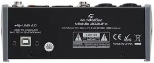 Behringer MIOMIX-202UFX Audio Mixer with Digital Effects
