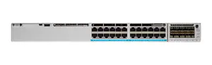 Cisco Catalyst 9300L C9300LM-48UX-4Y-A tīkla komutators ar 48 portiem, 8 multi-gigabitu portiem, Network Advantage un četriem 25G augšupsaites portiem
