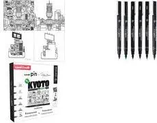 Uni-ball Fineliner PIN KYOTO 6 gabalu