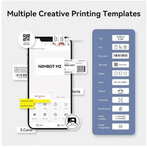 NIIMBOT M2_H Portable Label Printer with Ribbon