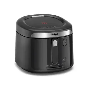Tefal Vision FF2528E0 Fritieris Viena 2.1 L Tilpums 1.2 kg Pārtikas ietilpība 1900 W Melns Pogu un sviras vadība