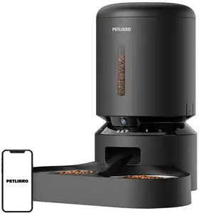 Petlibro Granary automātiskā mājdzīvnieku barotava ar kameru un dubulto bļodu 5L melna